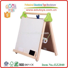 2015 good quality tabletop easel OEM wooden mini easel wholesale kids learning board EZ2040